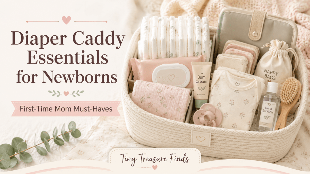 Diaper Caddy Essentials for Newborns: First-Time Mom Must-Haves